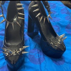 Night crawler spiked Mary janes